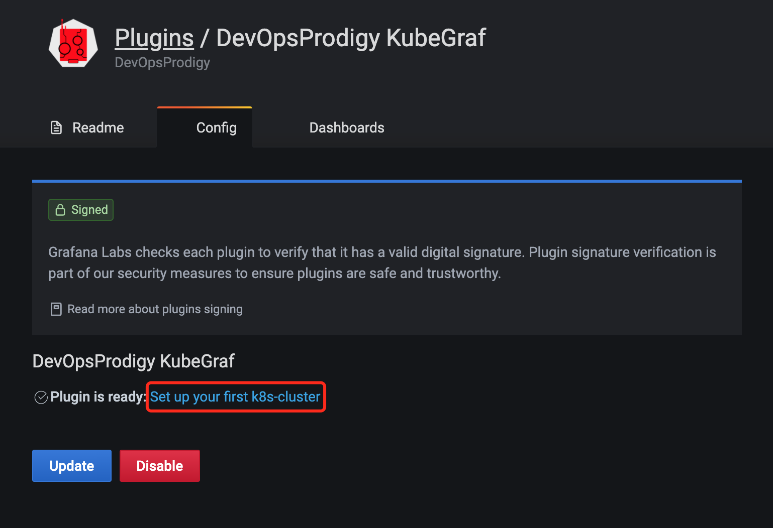 enable plugin